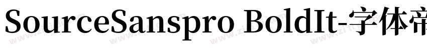 SourceSanspro BoldIt字体转换